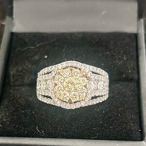 Effy 14k white gold ring new size 7